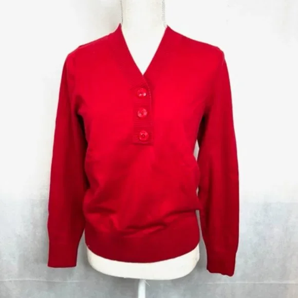 Jones New York V-Neck Sweater - Picture 1 of 6